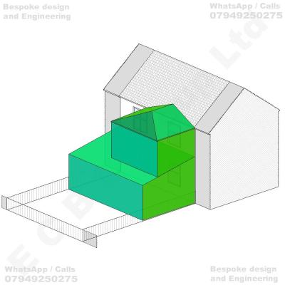 Erection of a part single-storey, part two-storey rear extension, incorporating a pitched roof to the first-floor element.