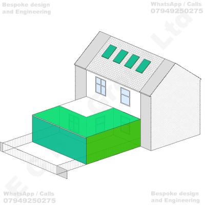 Erection of a single-storey wraparound rear extension, incorporating extensions adjoining and extending around the existing single-storey rear projection to provide additional ground-floor residential accommodation, together with the conversion of the existing loft space to provide habitable accommodation, including the installation of four rooflights within the rear roof slope and associated internal and external alterations to the dwellinghouse