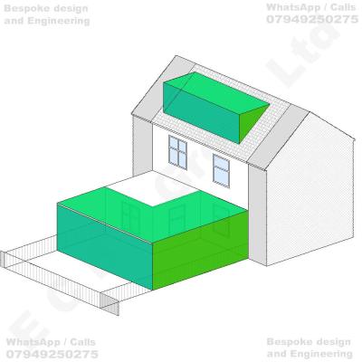 Erection of a single-storey wraparound rear extension, incorporating extensions adjoining and extending around the existing single-storey rear projection to provide additional ground-floor residential accommodation, together with the conversion of the existing loft space to provide habitable accommodation, including the construction of a flat-roof rear dormer extension, alterations to the existing roof structure and associated internal and external modifications to the dwellinghouse