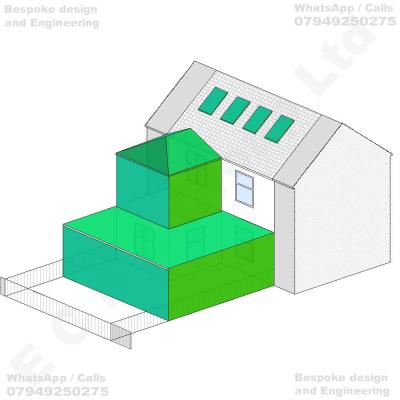 Erection of a part single-storey, part two-storey rear extension, comprising a single-storey wraparound rear extension and a first-floor rear extension above the existing ground-floor rear projection, incorporating a pitched roof connecting to the existing dwellinghouse, together with the conversion of the existing loft space to provide additional habitable accommodation, including the installation of four rooflights within the rear roof slope, associated alterations to the existing roof structure and internal and external modifications to the dwellinghouse
