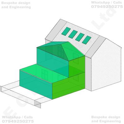 Erection of a part single-storey, part two-storey rear extension, comprising a single-storey wraparound rear extension and an enlarged first-floor rear extension incorporating a new pitched roof connecting to the existing main roof, together with the conversion of the existing loft space to provide additional habitable accommodation, including the installation of four rooflights within the rear roof slope, associated alterations to the roof structure and internal and external modifications to the dwellinghouse