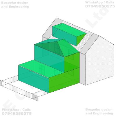 Erection of a part single-storey, part two-storey rear extension, comprising a single-storey wraparound rear extension and an enlarged first-floor rear extension incorporating a new pitched roof connecting to the existing main roof, together with the conversion of the existing loft space to provide additional habitable accommodation, including the construction of a flat-roof rear dormer extension, alterations to the existing roofline and roof structure, and associated internal and external modifications to the dwellinghouse