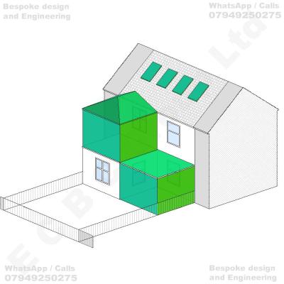 Erection of a first-floor rear extension above the existing single-storey rear projection and an adjoining single-storey rear infill extension, together with the conversion of the existing loft space to provide habitable accommodation, including the installation of four rooflights within the rear roof slope, associated alterations to the roof structure and internal and external modifications to the dwellinghouse