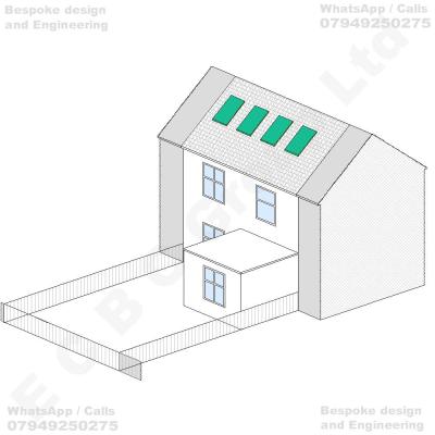 Conversion of the existing loft space to provide habitable accommodation, including the installation of four rooflights within the rear roof slope of the existing dwellinghouse, together with associated internal alterations and ancillary works