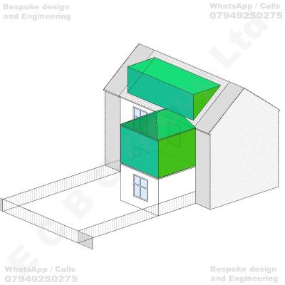 Erection of a first-floor rear extension above the existing single-storey rear projection, incorporating a new pitched roof, together with conversion of the existing loft space to provide habitable accommodation, including the construction of a rear dormer roof extension and associated alterations to the existing roofline, rear elevations and internal layout of the dwellinghouse