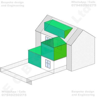 Erection of a part single-storey and part two-storey rear extension, comprising a single-storey flat-roofed infill extension adjoining the existing rear projection and a pitched-roof first-floor extension above the existing single-storey rear structure, together with conversion of the existing loft space to provide habitable accommodation, including construction of a rear dormer roof extension and associated alterations to the roofline, internal layout and external elevations of the dwellinghouse