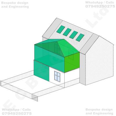 Erection of a part single-storey and part two-storey rear extension, comprising a single-storey rear infill extension and an enlarged first-floor rear extension incorporating a pitched roof, together with conversion of the existing loft space to provide habitable accommodation, including the installation of four rooflights within the rear roof slope and associated alterations to the existing roof structure, internal layout and external elevations of the dwellinghouse
