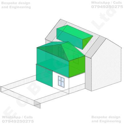 Erection of a part single-storey and part two-storey rear extension, comprising a single-storey rear infill extension and an enlarged first-floor rear extension incorporating a new pitched roof, together with conversion of the existing loft space to provide habitable accommodation, including the construction of a rear dormer roof extension and associated alterations to the existing roofline, rear elevations and internal layout of the dwellinghouse