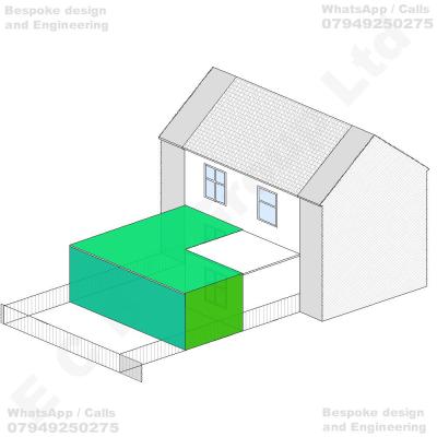 Erection of a single-storey L-shaped rear extension with a flat roof, incorporating the infilling of the existing side-return area and further rearward enlargement alongside the existing single-storey rear projection, to provide additional ground-floor habitable accommodation, together with associated alterations to the rear elevations, internal layout and external areas of the dwellinghouse