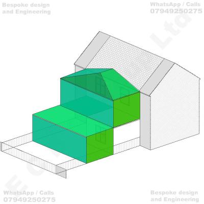 Erection of a part single-storey and part two-storey rear extension, comprising an enlarged L-shaped single-storey rear extension with a flat roof, incorporating the infilling of the existing side-return area and an additional rearward projection, together with the construction of an enlarged first-floor rear extension extending across the rear of the dwellinghouse, incorporating a new pitched roof to provide additional habitable accommodation, with associated alterations to the existing roof structure, rear elevations and internal layout of the dwellinghouse