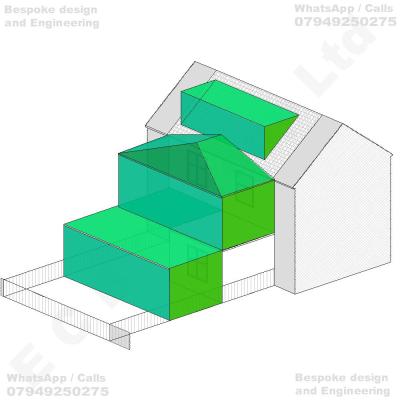Erection of a part single-storey and part two-storey rear extension, comprising an enlarged L-shaped single-storey rear extension with a flat roof, incorporating the infilling of the existing side-return area and an additional rearward projection, together with the construction of an enlarged first-floor rear extension extending across the rear of the dwellinghouse and incorporating a new pitched roof, and conversion of the existing loft space to provide habitable accommodation, including the construction of a rear dormer roof extension and associated alterations to the existing roofline, roof structure, internal layout and external elevations of the dwellinghouse