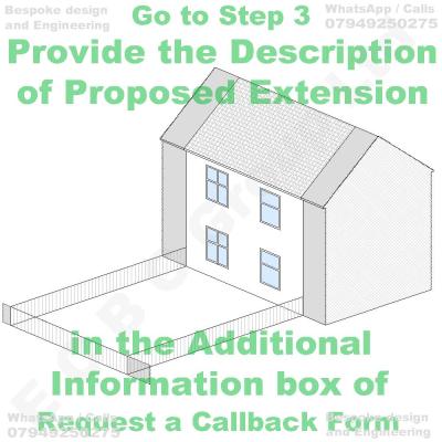 Customised Description of the Proposed Extension as Specified in the Request to Confirm a Final Quote Form