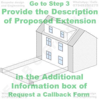 Customised Description of the Proposed Extension as Specified in the Request to Confirm a Final Quote Form