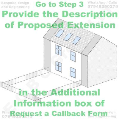 Customised Description of the Proposed Extension as Specified in the Request to Confirm a Final Quote Form