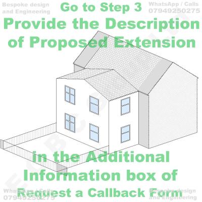 Customised Description of the Proposed Extension as Specified in the Request to Confirm a Final Quote Form