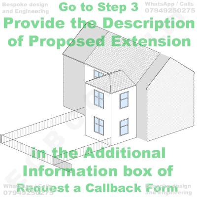 Customised Description of the Proposed Extension as Specified in the Request to Confirm a Final Quote Form