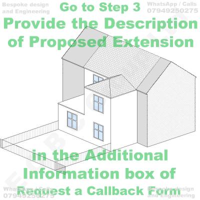 Customised Description of the Proposed Extension as Specified in the Request to Confirm a Final Quote Form