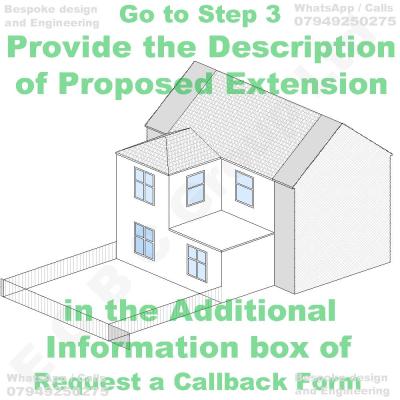 Customised Description of the Proposed Extension as Specified in the Request to Confirm a Final Quote Form