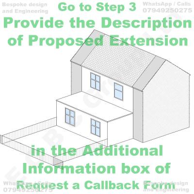 Customised Description of the Proposed Extension as Specified in the Request to Confirm a Final Quote Form