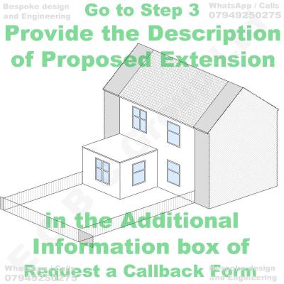 Customised Description of the Proposed Extension as Specified in the Request to Confirm a Final Quote Form