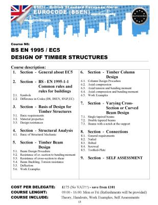 EC 5 - Timber